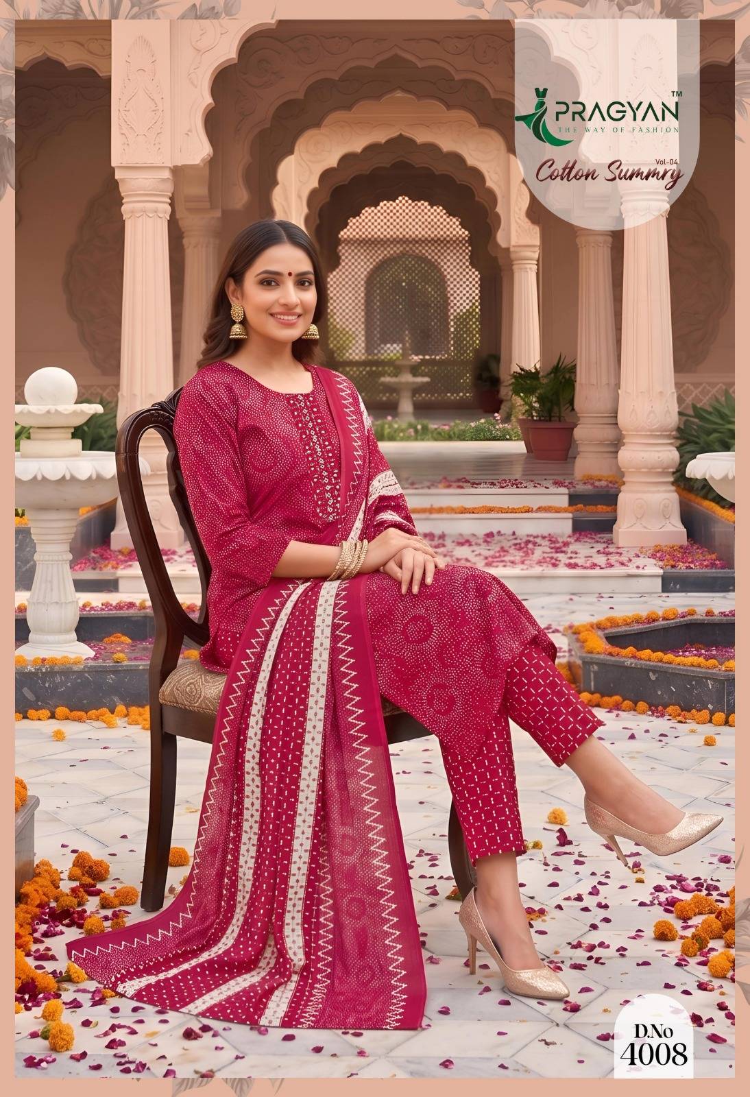 COTTON SUMMRY VOL 4 By PRAGYAN Designer Ethnic Wear Collection cotton Kurtis At Wholesale Price